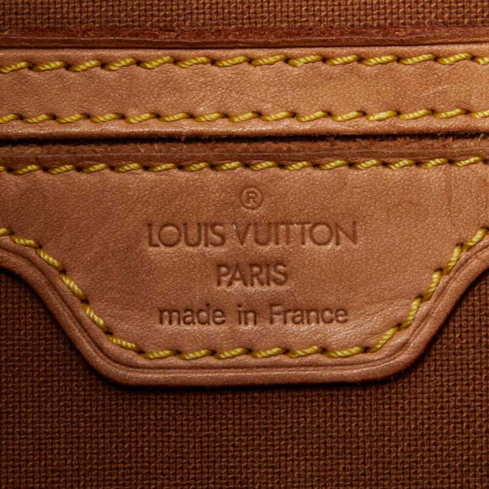 LOUIS VUITTON Brown Monogram Leather Backpack - Picture 10 of 11